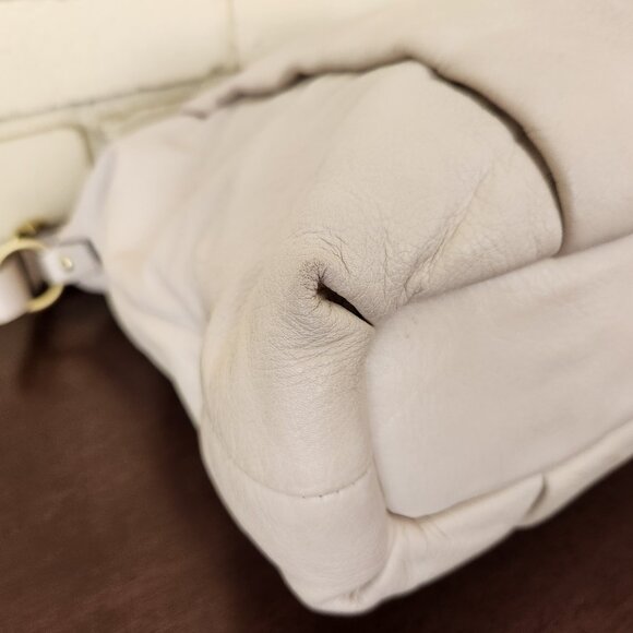 Euc Coach Madison Isabelle Off-White Leather Shoulder Bag/Handbag Purse - Picture 13 of 16